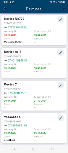Android application Awatar Demo screenshort