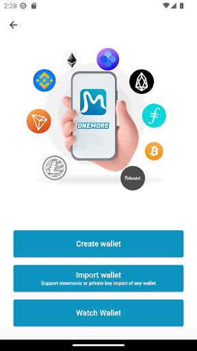 Android application OneMoreWallet screenshort
