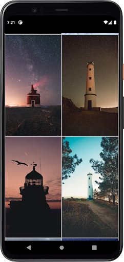Android application Lighthouse Wallpapers screenshort