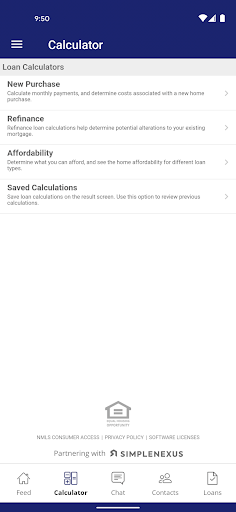 American Financial Network App Screen 2