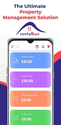 Android application RentalBux screenshort