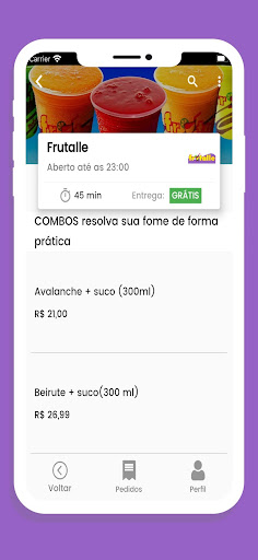 Android application Frutalle screenshort