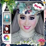 Cover Image of Tải xuống Hijab Wedding Frame Editor 1.0 APK