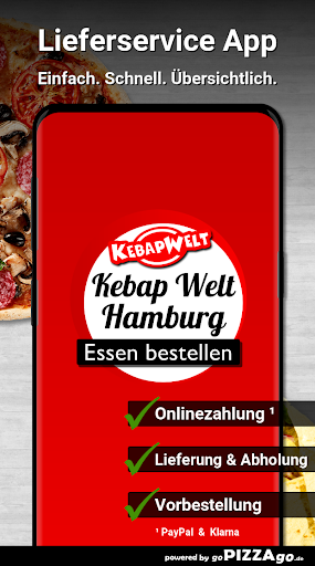 Android application Kebap Welt Hamburg Harburg screenshort