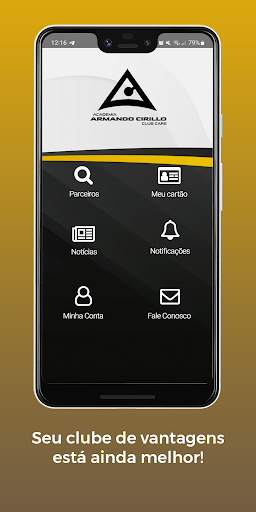 Android application Academia Armando Cirillo screenshort