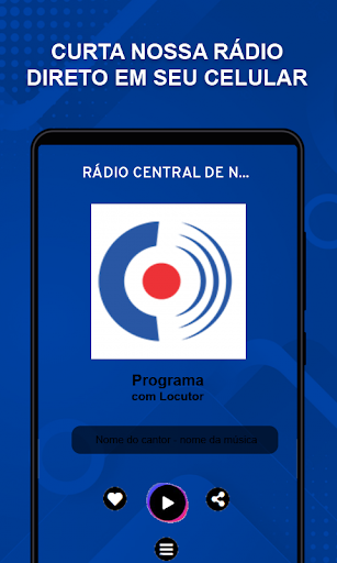 Android application RÁDIO CENTRAL DE NOTÍCIAS screenshort