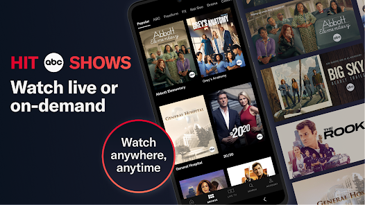 Abc: Watch New Shows & Live Tv – Apps On Google Play