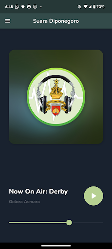 Android application Radio Suara Diponegoro screenshort