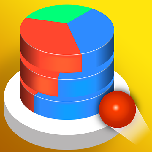 Color Fire Ball 3D logo