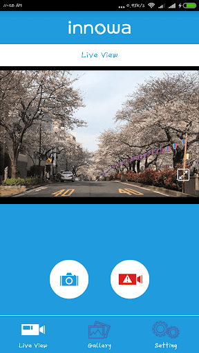 Android application innowa Journey screenshort