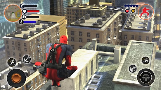 Miami Rope Hero Spider Games Screenshot