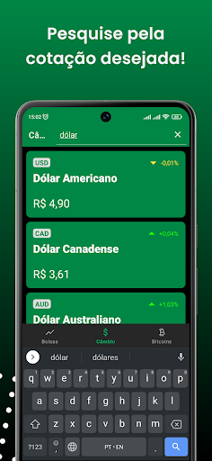 BR InCo - Índices e Cotações Screen 2