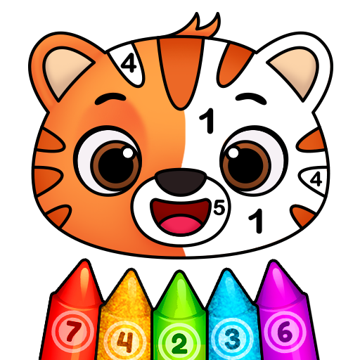 Color by Number  Icon