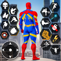 Rope Hero Flying Spider Game