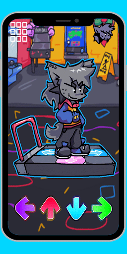 Fireday night funny character Test/Simulator mod