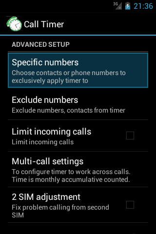 Call-Timer Screenshot 4 - AppWisp.com