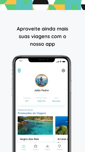 Android application Partiu Viajar screenshort