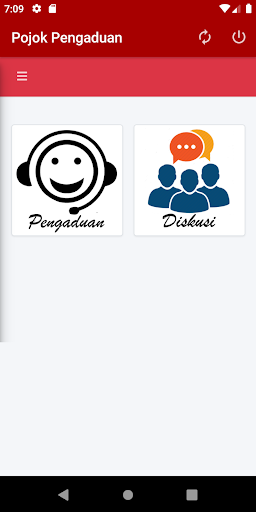 Pojok Pengaduan Screen 2