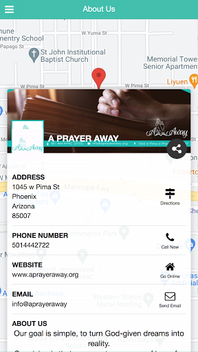 A Prayer Away App Screen 3