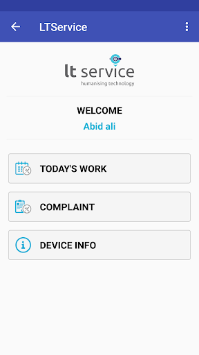 LTService Screen 2