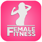 Female Fitness workout icon