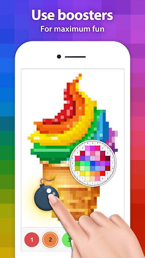 Screenshot of LGBT Color by Number