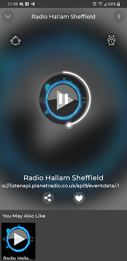 Android application US Radio Hallam Sheffield Onli screenshort