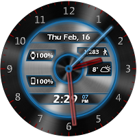 Metal Glow HD Watch Face Widget & Live Wallpaper