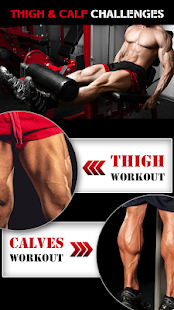 Gym Workout Legs Training App  Screenshots 1