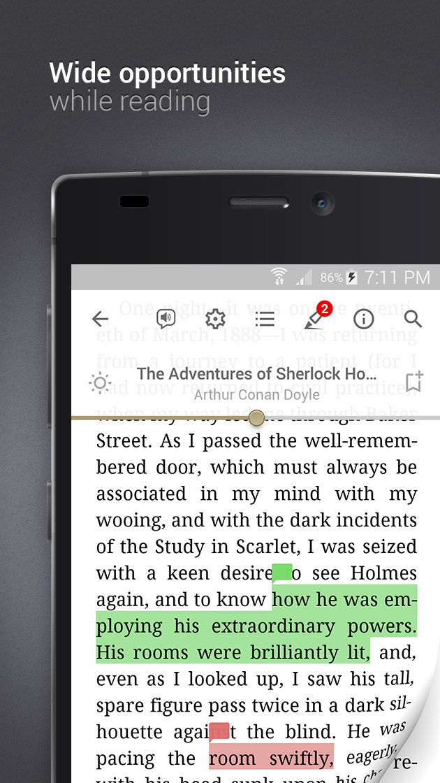 Android application eReader Prestigio: Book Reader screenshort