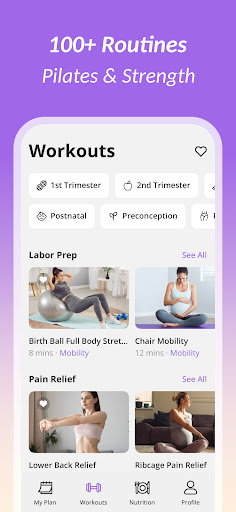 FitMama: Pregnancy Workouts screenshot 1