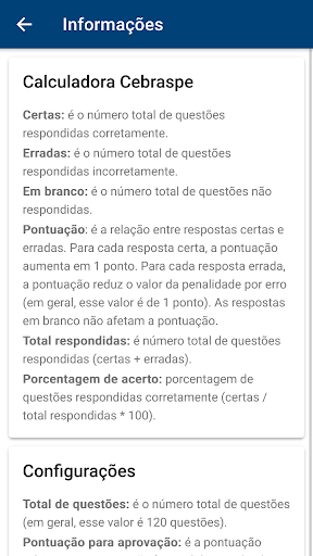 Calculadora Cebraspe (CESPE) Screen 3