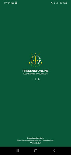 Android application Presensi Online Kejaksaan Ting screenshort