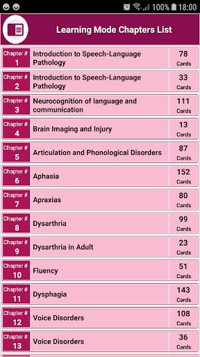 Android application Speech-Language Pathology: N&Q screenshort