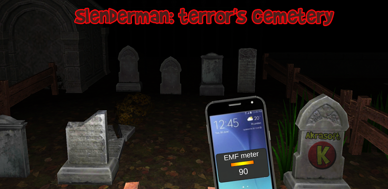 Slenderman terror's cemetery