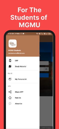 Android application MGMU Students screenshort