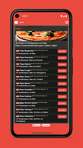 Amore Pizza Waghäusel Screen 3
