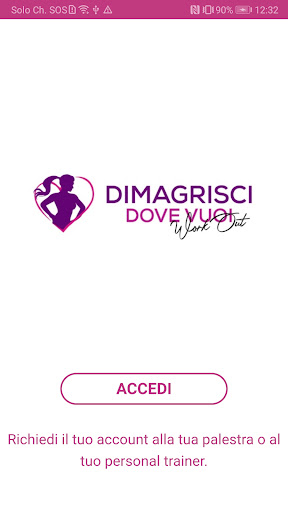Android application Dimagrisci Dove Vuoi screenshort