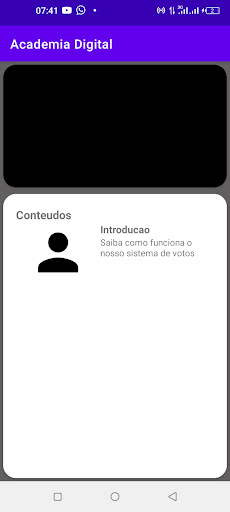 Android application Academia Digital MZ screenshort