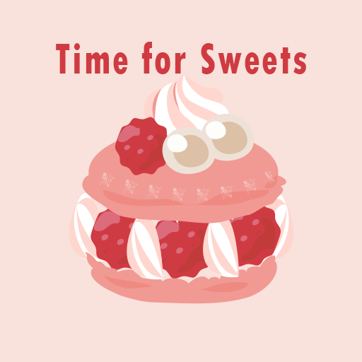 Macaroon Theme-Time for Sweets logo