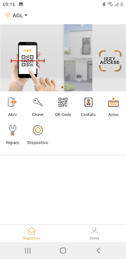Android application Izzy Access screenshort