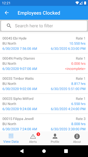 EWS Mobile Screen 3