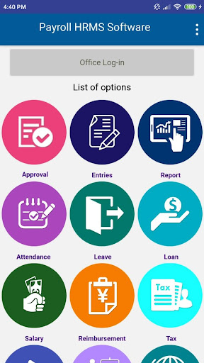 Android application Infowan HR screenshort