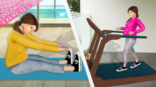 Captura de Pantalla 10 Pregnant Mom Simulator 3d android