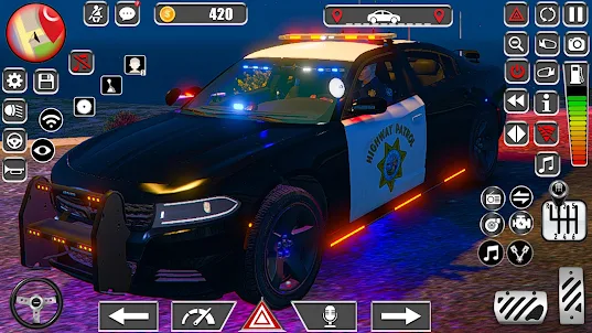 Smart Police Car Parking 3D