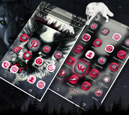 Wolf Launcher Theme Screen 2