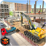 Construction Sim City Free: Excavator Builder icon
