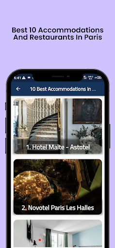 Paris Guide Screen 3