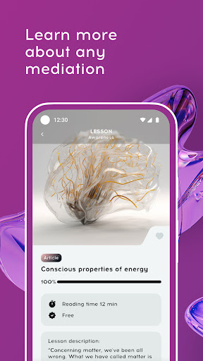Screenshot of Meta Meditation Guided Breathe