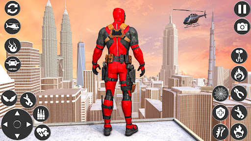 Android application Rope Hero Game- Spider Game 3D screenshort